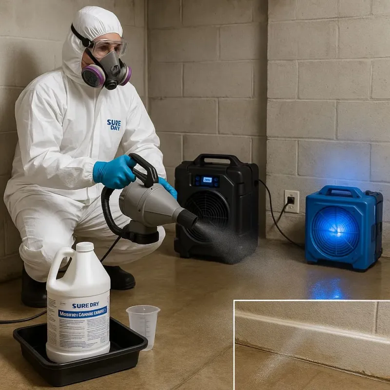 Sanitization and Odor Removal process in Port Byron, IL