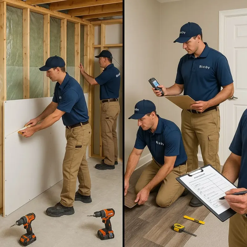 Repairs and Reconstruction process in Port Byron, IL