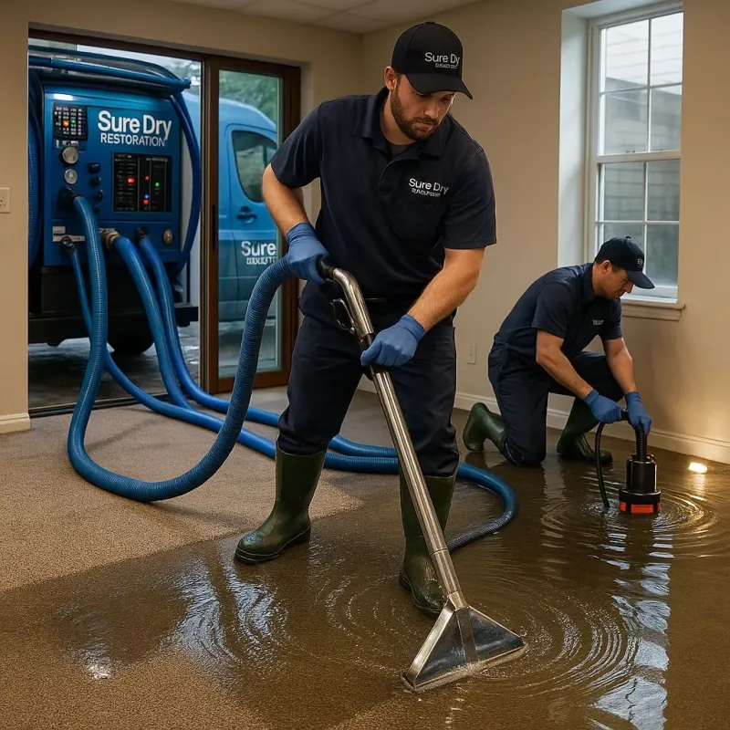 Water Extraction and Removal process in Port Byron, IL